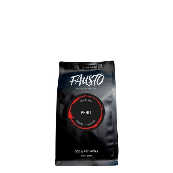 Fausto Peru 350g ganze Kaffeebohnen Packung