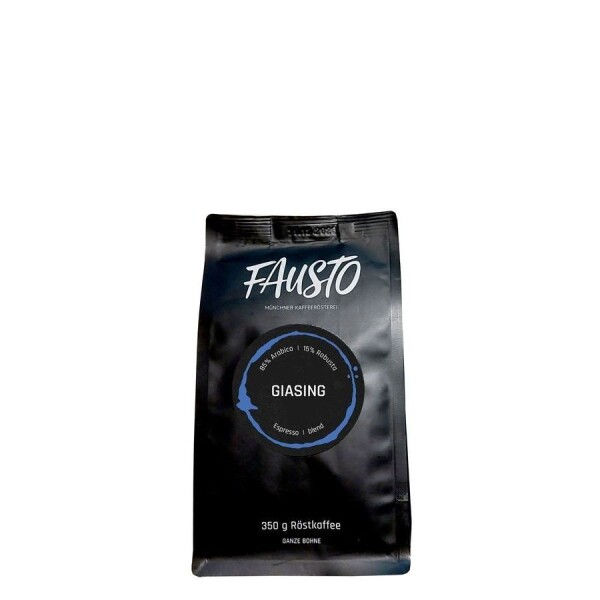 Fausto Giasing 350g ganze Kaffeebohnen Packung