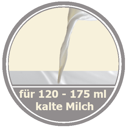 Motta Milchkännchen für das Schäumen von 120-175 ml kalter Milch