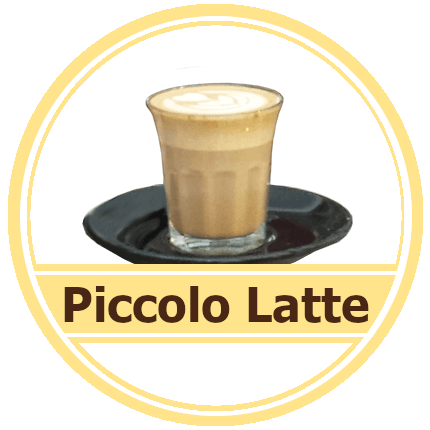 Perfektes Milchkännchen für das Aufschäumen von Milch für Piccolo Latte